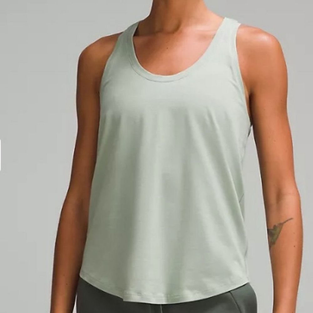 Lululemon Love Tank Top - Size 10 - Palm Court green color